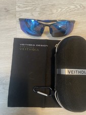 VEITHDIA Sportsonnenbrille blau verspiegelt E...