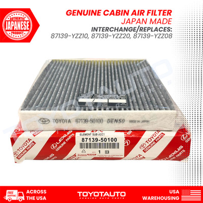 Toyota Lexus OEM Cabin Air Filter 87139-50100 Charcoal 2006 2024 Genuine