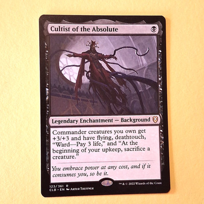 MTG Cultist of the Absolute CLB 123 Englisch Rare (B0119)