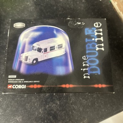 Corgi CC06301, Nine Double Nine, Daimler Ambulance, Birmingham, 1:50, Ltd Ed.