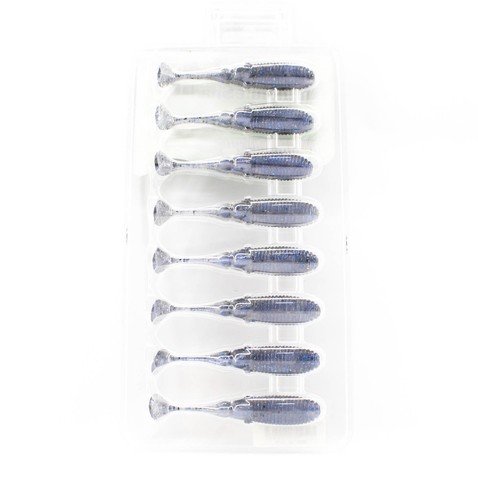 Leurre Souple Jackall Ammonite Shad 4,5 Pouces - Vibe Tail Gold Black Shad - Pour Pêche Basse