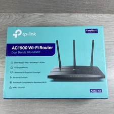TP-Link AC1900 Smart WiFi Router (Archer A8) With Power Supply Bundle