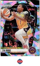2024 Panini Prizm WNBA #46 Zia Cooke Ice Prizms
