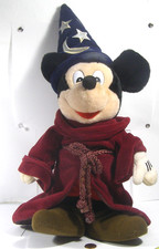 Mickey Mouse Sorcerer Plush Toy  Walt Disney's Fantasia No Tags Disney Store