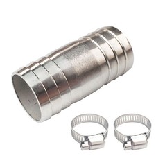 1-1/4" Stainless Steel Hose Barb Fitting Straight Shape Barbed Splicer Mender...