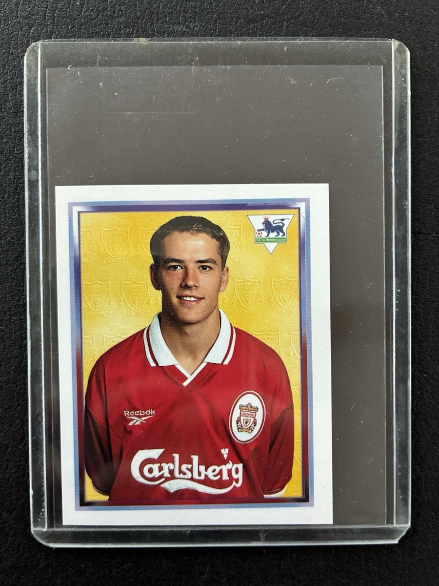 Sticker Michael Owen - Merlin's F.A. Premier League 2001 - Dos Bleu - N°156 - NEUF