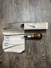 C A Myers Co. Famous Lock Stitch SEWING AWL Directions NIB new