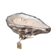 New Eric Cortina Glass The World Is Your Oyster Clip-On Ornament 4153112