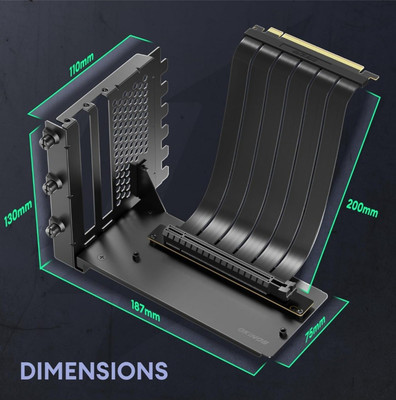 Full-Break PCIE Expansion Slot, need 7+2 PCIE Slot, Vertical GPU Mount, PCIE 4.0