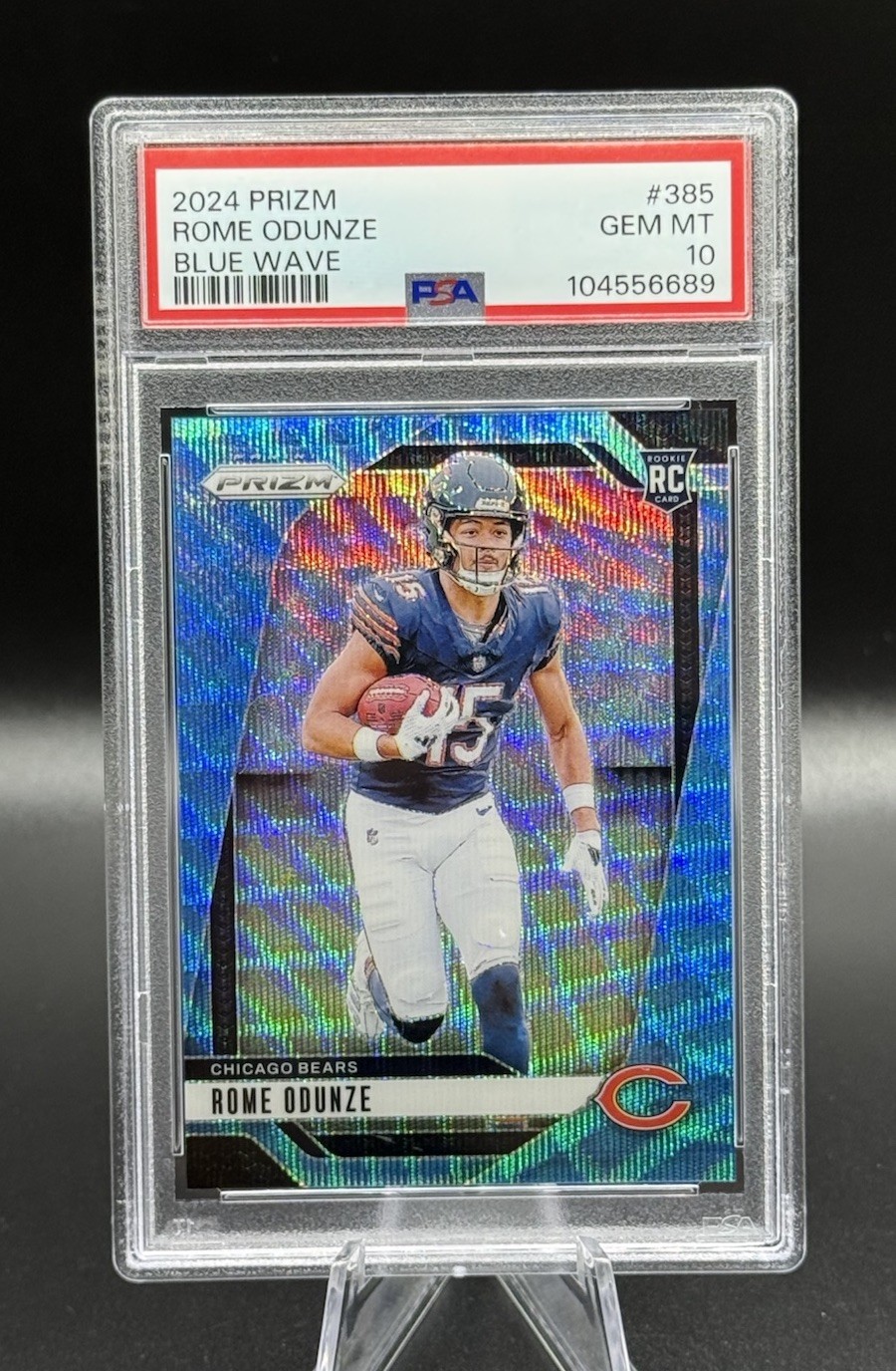 2024 Prizm #385 ROME ODUNZE Rookie (RC) Blue Wave Prizm /230 🔥 PSA 10 GEM 🔥