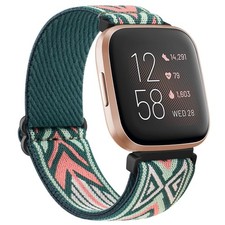 Elastic Band Compatible with Fitbit Versa 2/Versa/Versa Lite/SE Smart Watch, ...