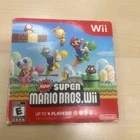 New ListingNew Super Mario Bros. Wii (Game + Cardboard Sleeve)