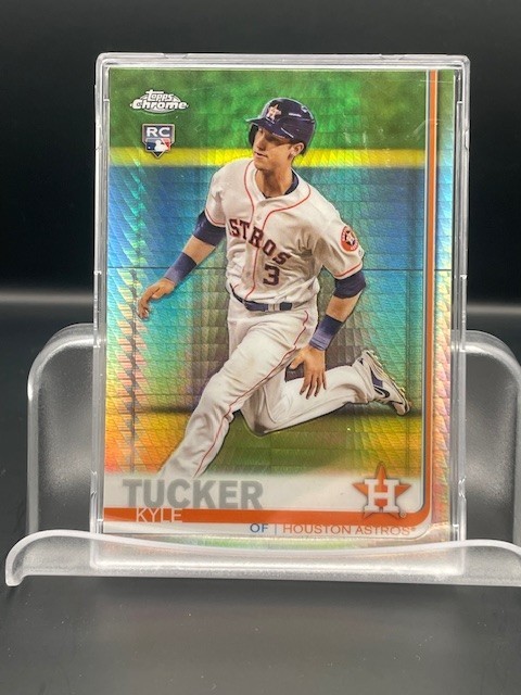 2019 Topps Chrome Prism Refractor Kyle Tucker Rookie RC Houston Astros #39