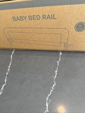 Toddler Bed Rail XL 59- Comfy Bumpy /childproofing White Fits Most Beds