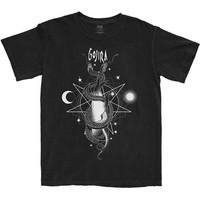Gojira T Shirt Celestial Snakes Band Logo Nue Offiziell Herren Schwarz