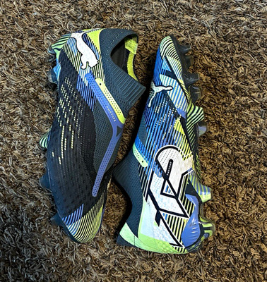 Puma Future 7 Ultimate FG cleats in a multi-colorway size 9US  worn once, clean 