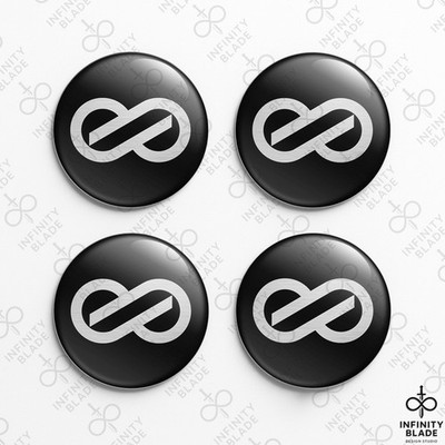 4x Enkei Emblem Abzeichen Silikon 3D Felgendeckel Nabenabdeckung Sticker