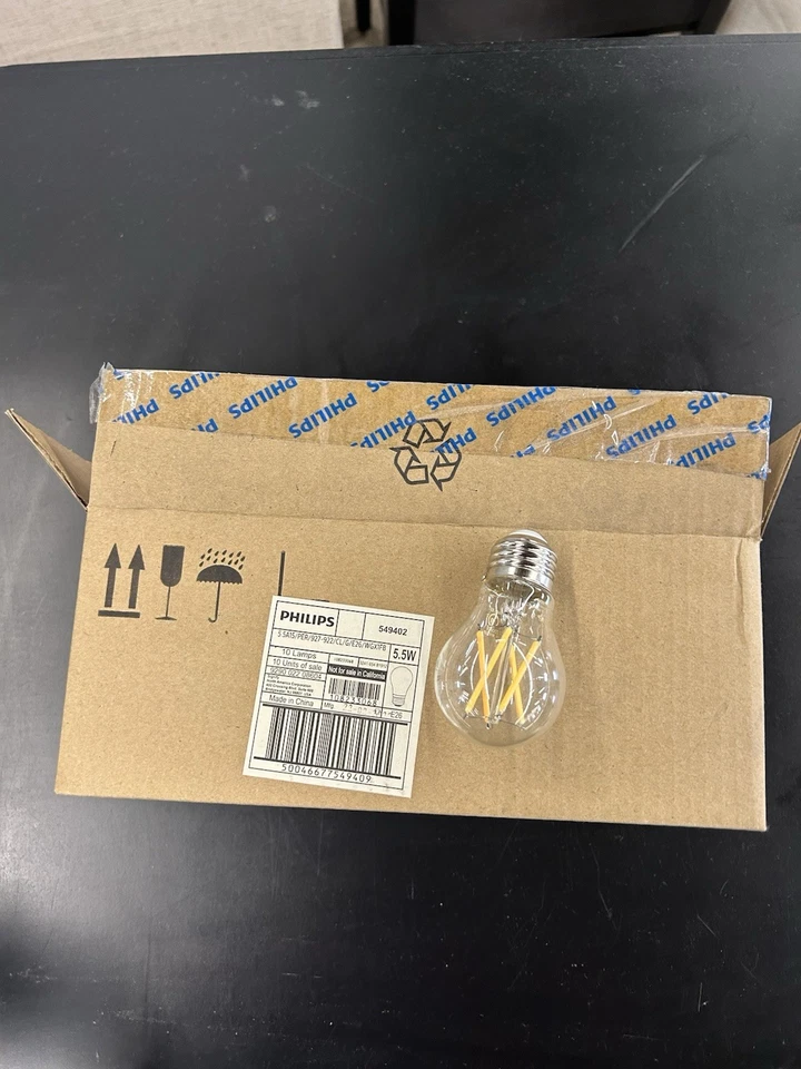 10 PACK PHILIPS 549568 LED Bulb B11 3.3W 300 Lumen 2700K 90CRI 120V Dimmable E12 - Image 3 of 4