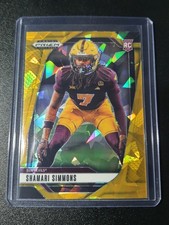 Shamari Simmons - Prizm Draft Picks 2025 - Arizona State - Gold Ice - RC
