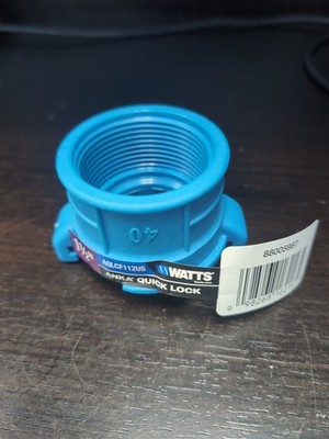 AQLCF112 US 1 1/2'' Blue Anka Female Quick-Lock Coupling WATTS ANKA Quick Lock