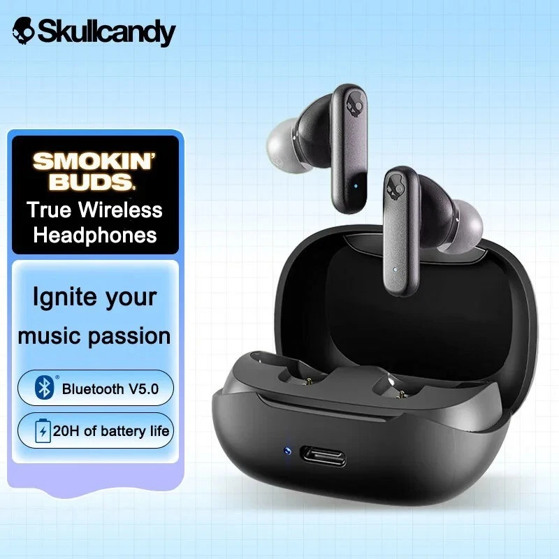 Skullcandy S2TAW-R740 Wireless Bluetooth Headphones with Smart Mic Long Battery - Image 3 of 4