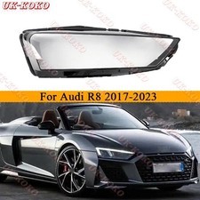 Right For Audi R8 2017-2023 Front Headlight Lens Cover Clear Shell Lampshade