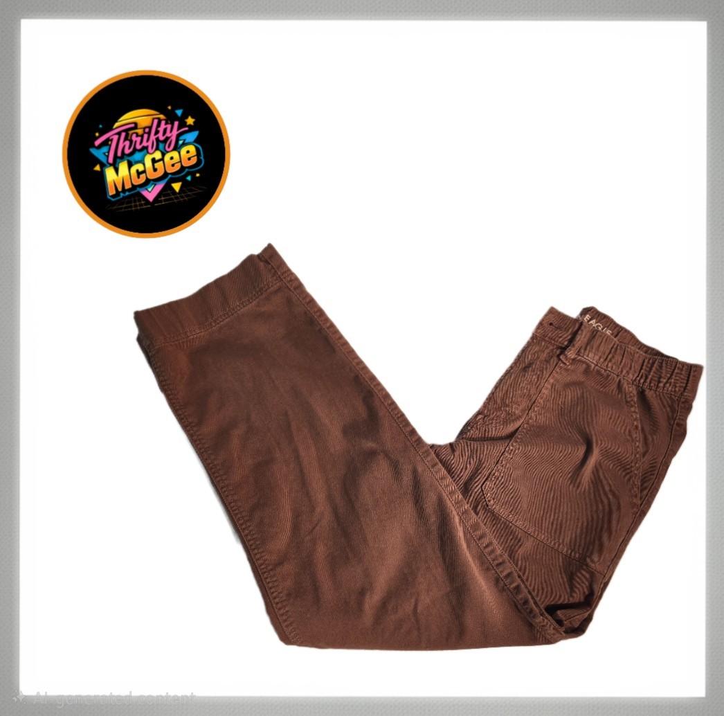 American Eagle Rust Red Colored Ex Boyfriend Jean… - image 1