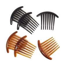 Honbay 6PCS Plastic 7 Tooth French Twist Combs Hair Side Combs Clips Accessory f