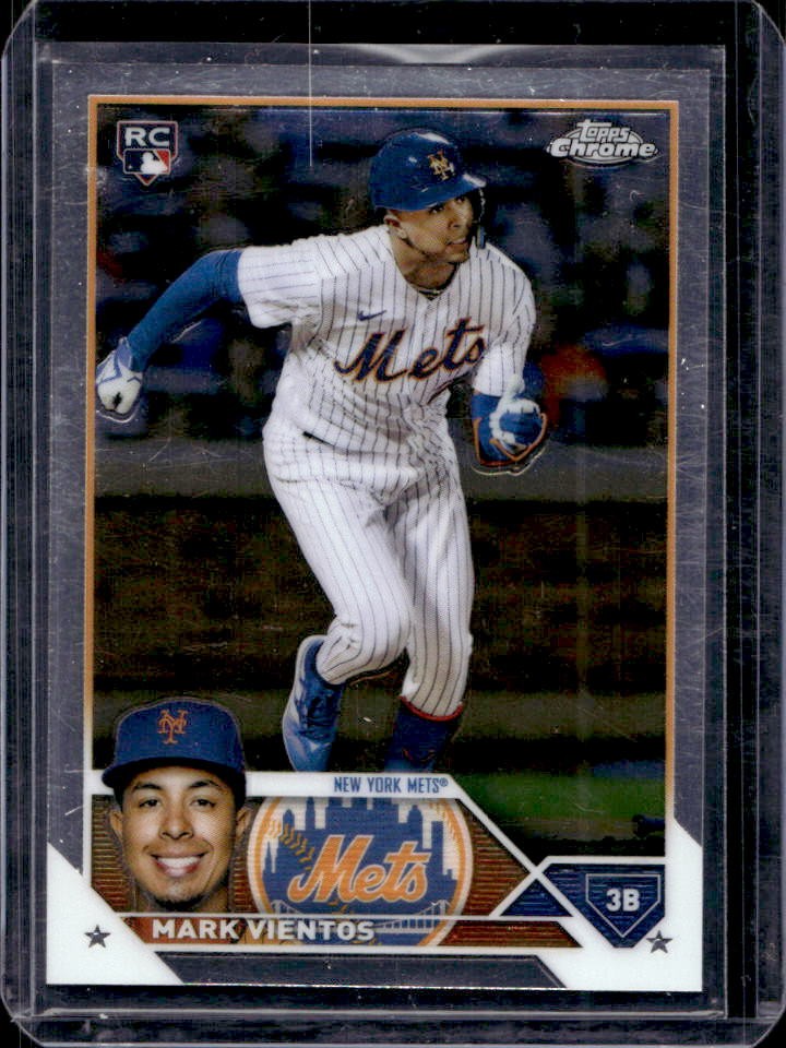 2023 Topps Chrome Mark Vientos RC Rookie #8 Mets