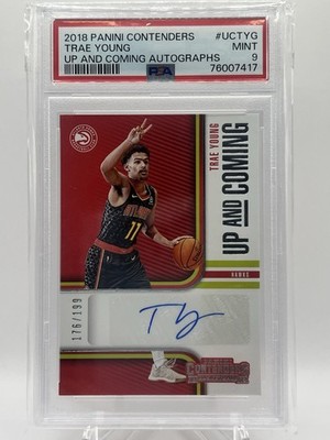 2018-19 Panini Contenders - Up and Coming Contenders Autographs Trae Young /199