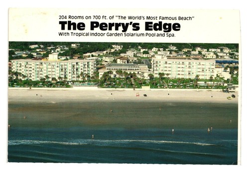 Vintage Postcard The Perrys Edge Daytona Beach Florida 204 Rooms AAA Rated - 第 1/2 張圖片