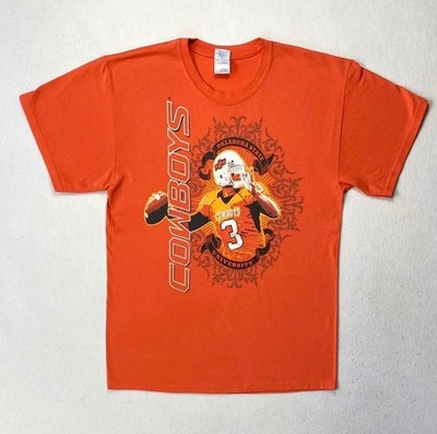 US T-Shirt Print Player American Football Cowboy University Baumwolle Farbe Gold