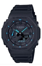 Casio - GA-2100-1A2ER GA-2100-1A2ER, G-Shock RESIN BLUE digital quartz Watch