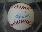 JORGE POSADA AUTOGRAPHED YANKEES 100TH ANNIVERSARY BASEBALL AUTOGRAPHED JSA