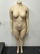 Female Plus Size Mannequin Brazilian BBL full body Arms Headless With Metal Base