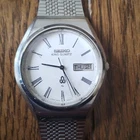 SEIKO KING QUARTZ Wristwatch Stainless Steel Band Timepiece Authentic