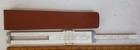 VINTAGE U.S. BUREAU OF MINES LUTZ NO. 252 SLIDE RULE, LEATHER CASE MADE IN JAPAN — photo 2