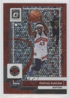 2022-23 Panini Donruss Optic Fast Break Red Prizm 17/75 Pascal Siakam #19 07i7