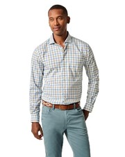 Johnnie-O johnnie-O McArthur Performance Button Up Shirt Sequoia/M Multi