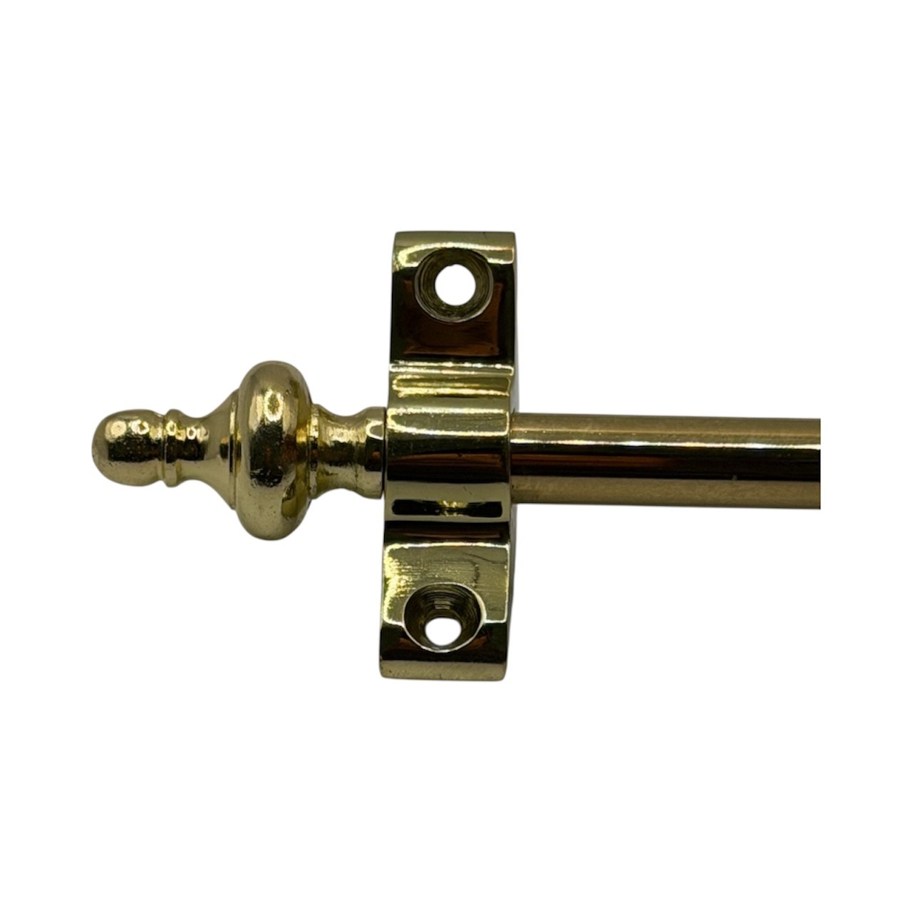 Set of 13 | Stair Carpet Rods Runner| Urn Finial - Polished Brass | Up To 70cm