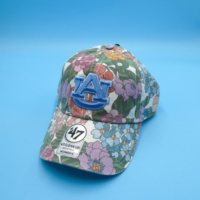 '47 Hat Womens Adjustable Clean Up Auburn Tigers Floral Multi Color Cotton Cap