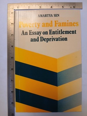 Poverty And Famines Amartya Sen 1982 1st Edition Paperback Clarendon Press