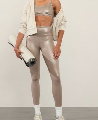 Athleta Elation Shine Tight Feather Light Size XL Pull On High Rise Stretch $99
