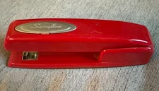 Red Swingline Stapler Desktop Model #747xx - Office Space