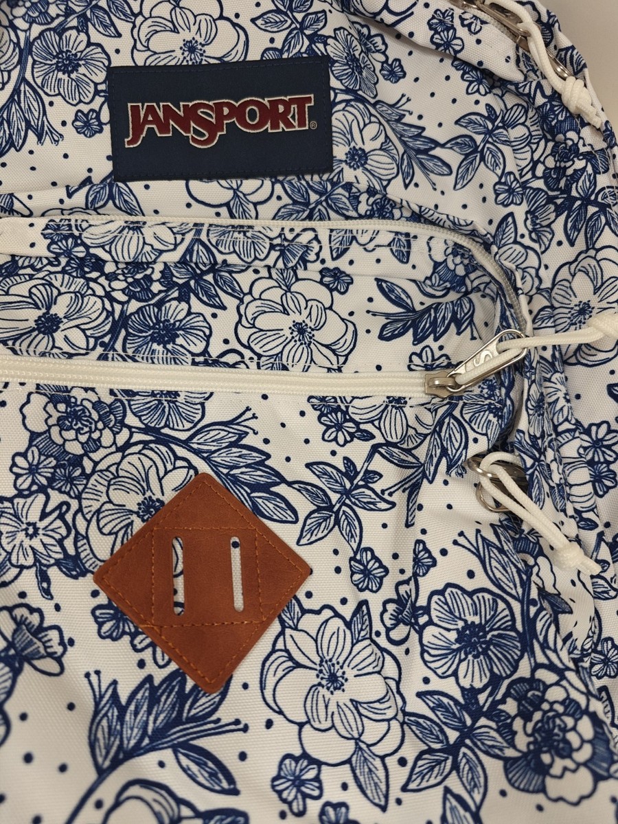 Jansport City View Vintage Floral Dot Backpack Bag with  display picture 1