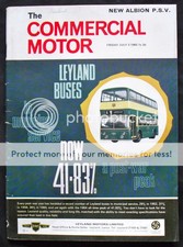 COMMERCIAL MOTOR MAGAZINE 2 JUL 1965 LEYLAND BUSES Albion Super Clydesdale Test