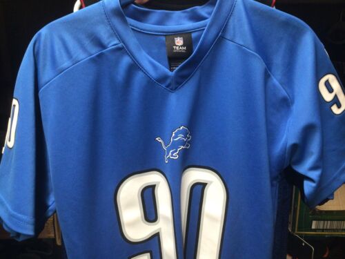 Detroit Lions Ndamukong Suh NFL Team Apparel Youth L 14-16 Football Jersey - Picture 4 of 5