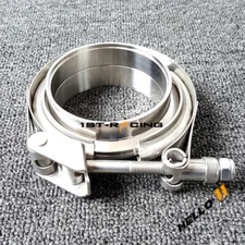 Quick release 3.0" V Band Clamp Kit Vband Male Female Flanges SUS304  ID 3inch