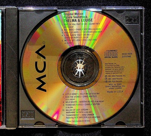 Thelma & Louise (Original Motion Picture Soundtrack) 1991 CD - Picture 3 of 4