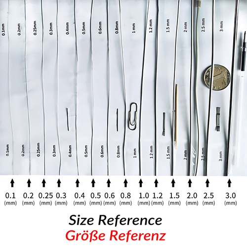 Wire Dia 0.4 0.5 0.6mm to 2.0mm 304 Stainless Steel Spring Steel DIY Accessories - Picture 2 of 11